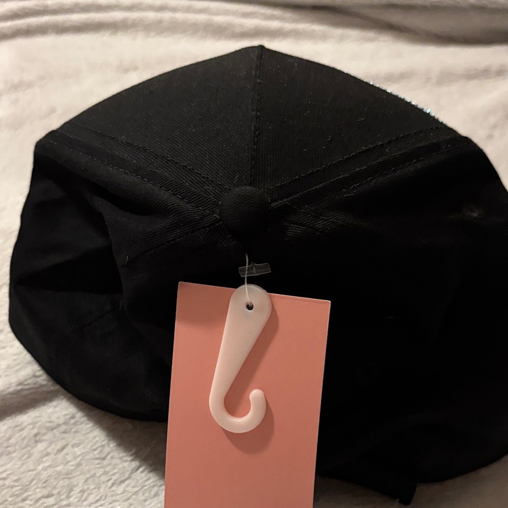 Juicy Couture Black SnapBack Cap with Rhinestone Logo BRAND NEW WITH TAGS - Picture 10 of 13